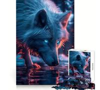 Rompecabezas Wild Wolf para Adolescentes, 1000 Piezas, para desarrollar la concentración, Relajarse y Jugar a entrelazar Un Regalo Memorable (38x26cm)