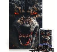Rompecabezas Wild Wolf para Adolescentes, 1000 Piezas, para desarrollar la concentración, Relajarse y Jugar a entrelazarlos, Regalo Memorable (38x52cm)
