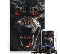 Rompecabezas Wild Wolf para Adolescentes, 1000 Piezas, para desarrollar la Memoria cognitiva, Relajarse y Disfrutar del Tiempo Libre Corte Exacto Regalo de cumpleaños (38x26cm)