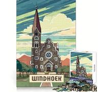 Rompecabezas Windhoek para Adolescentes, 1000 Piezas, ejercita la Mente, Ideal para Relajarse, Vacaciones (38x26cm)
