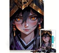 Rompecabezas Winter Embrace Anime Girl de 1000 Piezas Juego de Habilidad Mental Ajuste Estable Sin Piezas Que se muevan Un pasatiempo Divertido para Fines de Semana Largos (38x52cm)