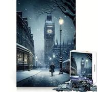 Rompecabezas Winter III para Adultos de 1000 Piezas: Entrenamiento, Serene Escape, Bordes definidos, Regalo Creativo (38x26cm)