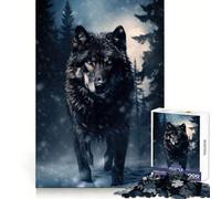 Rompecabezas Winter Wolf para Adolescentes, 1000 Piezas, Bienestar Cerebral, relajación Mental, diversión, Cierre Perfecto, Regalo Ideal (38x26cm)