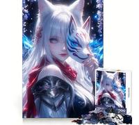Rompecabezas Wisteria Fox Anime de 1000 Piezas para Adolescentes, Ideal para Hacer Ejercicio, Practicar Ocio y como Regalo de cumpleaños (38x52cm)