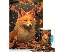 Rompecabezas Wolf Cherry Blossom de 1000 Piezas,Juego de Ejercicios mentales,Encaje Huecos,desafío Interactivo para el Cerebro en casa (38x26cm)