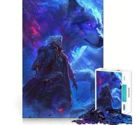 Rompecabezas Wolf Guardian de 1000 Piezas para Adolescentes Estimula la función cognitiva Divertido Cierre Seguro Sin Piezas Sueltas Una Forma entretenida de Pasar el Tiempo Libre (38x52cm)
