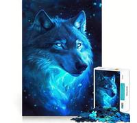 Rompecabezas Wolf In Space Galaxy 1000 Juego cognitivo Divertido Componentes Resistentes y de fácil Limpieza Momento de Tranquilidad y Ejercicio Mental en casa (50x75cm)
