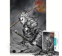 Rompecabezas Wukong de 1000 Piezas,Juego de ingenio,Troquelado de Alta precisión,pasatiempo Fascinante para Momentos de Ocio (38x52cm)