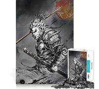 Rompecabezas Wukong para Adolescentes,1000 Piezas,Juego para estimular la Mente,Piezas sin Rebabas,Corte Limpio,fácil de Aprender,diversión para Toda la Familia (38x26cm)