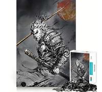 Rompecabezas Wukong para Adultos,1000 Piezas,Mejora la concentración,diversión,tamaño Uniforme,Piezas precisas,Actividad para Compartir con Seres Queridos (50x75cm)