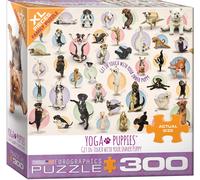 Rompecabezas XL De 300 Piezas De Perros De Yoga