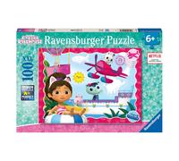 Rompecabezas XXL de 100 piezas de la casa de mu ecas de Gabby de Ravensburger para ni os: actividad sin pantallas que fomenta la concentraci n y