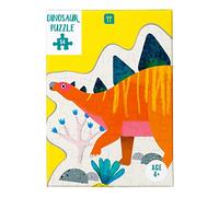 Rompecabezas y póster con Forma de Dinosaurio en Forma de estegosaurio Anaranjado de 54 Piezas | para niños, niños | Ilustrados, Dinosaurios jurásicos, Regalo de cumpleaños