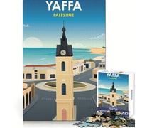 Rompecabezas Yaffa Paletine de 1000 Piezas para Adultos Regalos para Aprender a Entrenar y Relajarse Bordes Bien definidos Regalo Ideal para Cualquier ocasión (50x75cm)