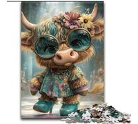 Rompecabezas Yak Art para Adultos de 1000 Piezas Un Juego desafiante, Toda la Familia (50x75cm)