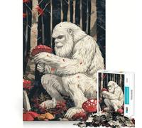 Rompecabezas Yeti con Setas de 1000 Piezas Juego cognitivo y Divertido con Estructura de Encaje preciso Actividad para Fortalecer los Lazos Familiares (38x52cm)