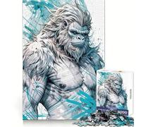 Rompecabezas Yeti Illustration de 1000 Piezas para Adolescentes Ideal para Relajarse y divertirse Navidad (38x26cm)