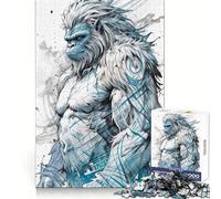 Rompecabezas Yeti Illustration para Adultos, 1000 Piezas, Mind Power Restful Escape, Bordes Uniformes, (50x75cm)