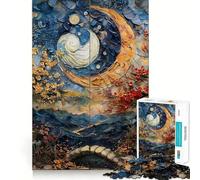 Rompecabezas Yin y Yang de 1000 Piezas para el Equilibrio Vital Diversión con Memoria Superficie Lisa y sin Rebabas Un desafío entretenido para el Tiempo Libre (38x52cm)