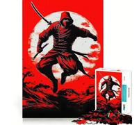 Rompecabezas Yokai Ninja de 1000 Piezas para Adultos Diversión para ejercitar la Mente Corte de precisión Bordes Lisos Actividad Absorbente para Noches tranquilas (38x26cm)