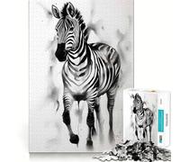 Rompecabezas Zebra Ink de 1000 Piezas Diversión para ejercitar la Mente Piezas Que encajan a la perfección Regalo de cumpleaños Juguete para ejercitar la Mente (38x52cm)