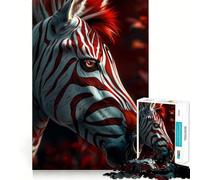 Rompecabezas Zebra My Funny Friend de 1000 Piezas,Juego Mental Divertido,diseño de Ajuste Huecos, reuniones Familiares (38x52cm)