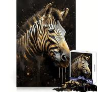 Rompecabezas Zebra Seres Místicos para Adolescentes, 1000 Piezas, Concentración Mental, Recreación Pacífica, Ajuste Perfecto, Regalo Encantador (38x52cm)