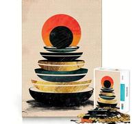 Rompecabezas Zen apilable para Adultos, 1000 Piezas, Smart Reason Toy Group, Joy, Borde Liso, Pieza de Arte Fino 50x75cm