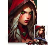 Rompecabezas Zen de Elfo Silvano de la Noche Sangrienta para Adolescentes, 1000 Piezas, Poder Mental, Relajación Fácil, Bordes Uniformes, Elegante (38X26CM)