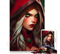 Rompecabezas Zen de Elfo Silvano de la Noche Sangrienta para Adultos, 1000 Piezas, Creativo, Pensamiento, Relajante, Tiempo Libre, Bordes Exactos, Sorpresa Navideña (38X52CM)