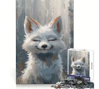 Rompecabezas Zen Fox Bliss para Adultos, 1000 Piezas, Entrenamiento de Memoria, Tiempo Bien invertido, Bordes precisos, (50x75cm)