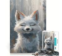 Rompecabezas Zen Fox Bliss para Adultos de 1000 Piezas,Juego de Memoria y concentración,Ajuste, Compacto,Ideal para Disfrutar en Familia (50x75cm)