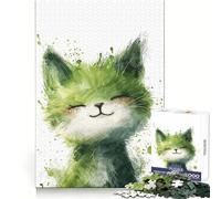 Rompecabezas Zen Garden Kitty de 1000 Piezas para Adolescentes Ideal para Relajarse y Pensar con claridad Encaje Firme (50x75cm)