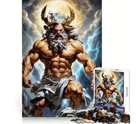 Rompecabezas Zeus de 1000 Piezas para Adolescentes Actividad de Ocio Que estimula el Pensamiento Claro Encaje Firme Regalo Ideal (38x26cm)