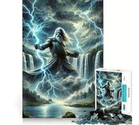 Rompecabezas Zeus de 1000 Piezas para Adultos Ejercicio Mental Juego con Cortes de precisión y Bordes Lisos Actividad Relajante para Grupos en Interiores (50x75cm)