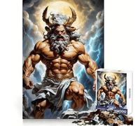 Rompecabezas Zeus de 1000 Piezas para Adultos Regalos para Pensar, Entrenar y Relajarse Bordes Bien definidos Regalo Ideal para Cualquier ocasión (50x75cm)