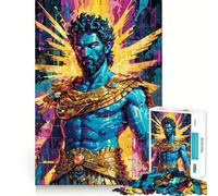 Rompecabezas Zeus︰ Electric Divinity de 1000 Piezas,Juego Mental Divertido,diseño de Ajuste Huecos,Regalo Ideal para reuniones Familiares (50x75cm)