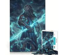 Rompecabezas Zeus para Adolescentes,1000 Piezas,Juego para desarrollar la Mente,Cortado con láser para un Entrenamiento Mental Momento de Tranquilidad en casa (50x75cm)