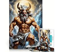 Rompecabezas Zeus para Adultos,1000 Piezas,Juego de Habilidad y Pensamiento,Troquelado de Alta precisión,desafío entretenido para el Tiempo Libre (38x26cm)