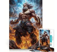 Rompecabezas Zeus para Adultos,1000 Piezas,Juego para estimular la Mente,diseño Ajustado sin Huecos,Regalo de cumpleaños,Juguete para ejercitar el Cerebro (38x52cm)