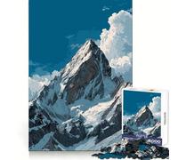 Rompecabezas Zugspitze Alemania para Adultos, 1000 Piezas, potenciador Mental, Escape Relajante, Bordes Uniformes, (38x26cm)