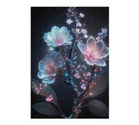 Rompecabezas38x26cm/1000pcsS Glowing Fantasy Flowers-1 Rompecabezas para Adolescentes Juegos Relajantes Decoración del Hogar Cumpleaños Y Navidad 38x26cm/1000pcsS