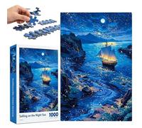 rompecabezasPara Adultos: Obra De Arte De Decoración del Hogar De 1000 Piezas, Juego De rompecabezasPara Entrenamiento Cerebral, Juego De Ensamblaje De Diseño Boat of Hope, Tablero De Romp