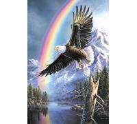 Rompecabezass 1000 Piezas - Animal Eagless Posters - Rompecabezas De Arte Irregular - Juego De Memorias For The Elderly Gifts - Juguetes Educativos Familiares Zx155Ap