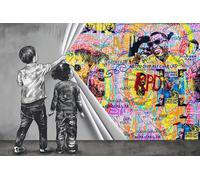 Rompecabezass 1000 Piezas - Banksyss Street Art Graffiti - Juego De Memorias For The Elderly - Juguetes Educativos Familiares Gifts - Abstract Art Puzzle Zx401Aw