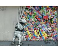 Rompecabezass 1000 Piezas - Banksyss Street Art Graffiti - Juego De Memorias For The Elderly - Juguetes Educativos Familiares Gifts - Abstract Art Puzzle Zx406Aw
