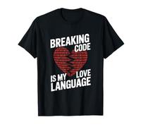 Romper código es mi Nerd del corazón del lenguaje del Amor Camiseta