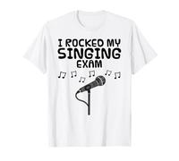 ¡Rompí mi Examen de Canto! Estudiante de música Cantante Camiseta