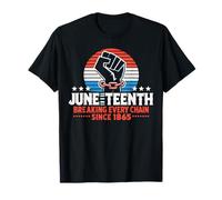 Rompiendo todas las cadenas desde 1865 Mujeres Hombres Juneteenth Camiseta