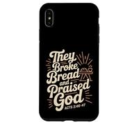 Rompieron el pan Alabaron a Dios Hechos 2 Estilo de vida cristiano Carcasa para iPhone XS Max
